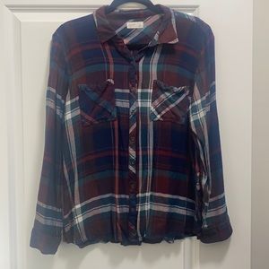 Maurices Flannel Button Down